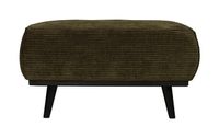 BePureHome Hocker 'Statement' Rib, kleur Warm Groen
