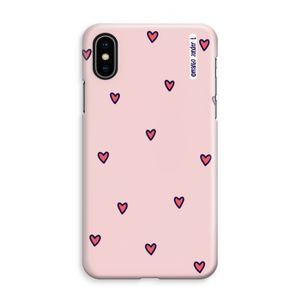 Hartjes: iPhone XS Max Volledig Geprint Hoesje