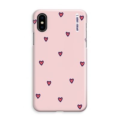 Hartjes: iPhone XS Max Volledig Geprint Hoesje