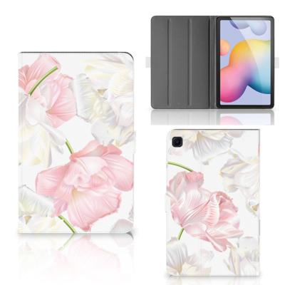 Samsung Galaxy Tab S6 Lite | S6 Lite (2022) Tablet Cover Lovely Flowers Samsung Galaxy Tab S6 Lite | S6 Lite (2022) Tablet Cover Lovely Flowers