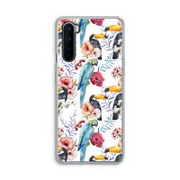 Bloemen tukan: OnePlus Nord Transparant Hoesje