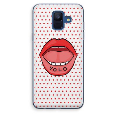 Yolo Denise: Samsung Galaxy A6 (2018) Transparant Hoesje