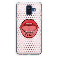 Yolo Denise: Samsung Galaxy A6 (2018) Transparant Hoesje