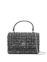 Tory Burch sac Mini Kira en tweed - Noir - thumbnail