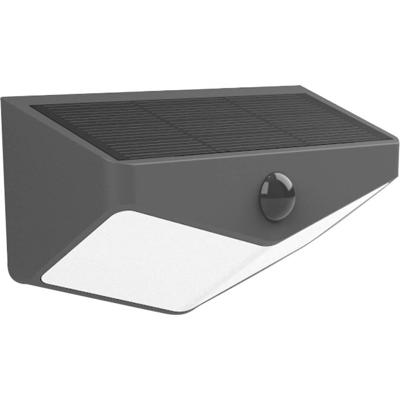 ECO-Light LED-Solar-Aussenwandl. m. BWM WINGS 6915101330 Wandlamp op zonne-energie LED 3.7 W Zwart