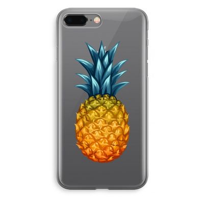 Grote ananas: iPhone 8 Plus Transparant Hoesje