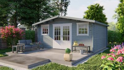 Blokhut - Tuinhuis Jackalyn | 40 mm | Red Class Wood geïmpregneerd