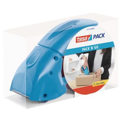 Tesa Pack 'N Go tapeafroller blauw