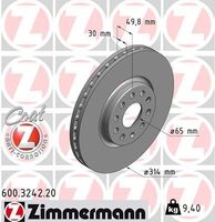 Remschijf Coat Z 600324220