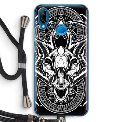 Oh Deer: Huawei P20 Lite Transparant Hoesje met koord