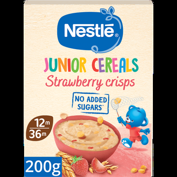 Nestle Junior Cereals Strawberry Crisps 12m36m 200 g bij Jumbo