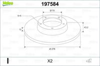 Valeo Remschijven 197584 - thumbnail