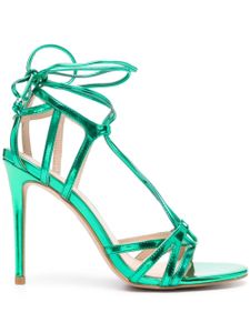 PINKO sandales 105 mm à détail de découpe - Vert