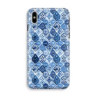 Blauw motief: iPhone XS Tough Case
