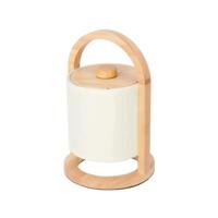 Tafellamp oplaadbaar River licht Bruin Hout