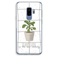 Kamerplant op vensterruit: Samsung Galaxy S9 Plus Transparant Hoesje