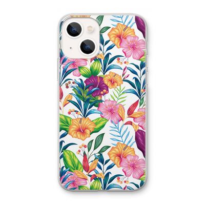 Tropisch 2: iPhone 13 mini Transparant Hoesje