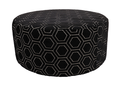 Poef Hexagon groot - in meerdere kleuren