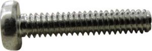 TOOLCRAFT 104262 Cilinderschroeven M4 35 mm Sleuf DIN 84 Staal Galvanisch verzinkt 200 stuk(s)