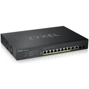 Zyxel XS1930-12HP-ZZ0101F netwerk-switch Managed L3 10G Ethernet (100/1000/10000) Zwart Power over E