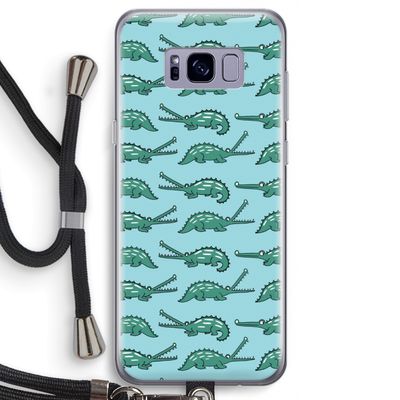 Kroko: Samsung Galaxy S8 Transparant Hoesje met koord