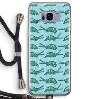 Kroko: Samsung Galaxy S8 Transparant Hoesje met koord