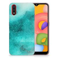 Smartphone hoesje Samsung Galaxy A01 Painting Blue