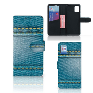 Samsung Galaxy A31 Wallet Case met Pasjes Jeans