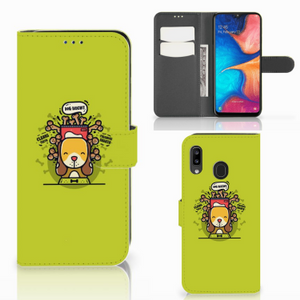 Samsung Galaxy A30 Leuk Hoesje Doggy Biscuit