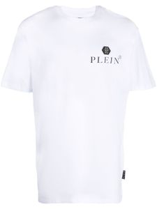 Philipp Plein t-shirt Hexagon à logo imprimé - Blanc