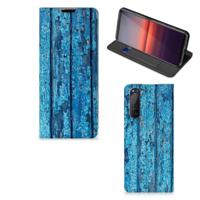 Sony Xperia 5 II Book | Wallet Case | Wood Blue