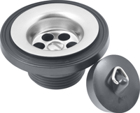 Cornat afvoerplug wastafel 63mm 1 1/4 205 - t317404r