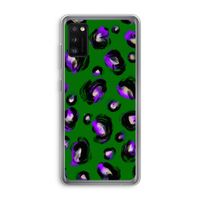 Green Cheetah: Samsung Galaxy A41 Transparant Hoesje