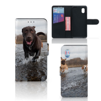 Alcatel 1B (2020) Telefoonhoesje met Pasjes Honden Labrador - thumbnail