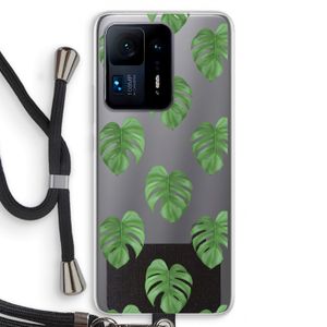 Monstera leaves: Xiaomi Mi Mix 4 Transparant Hoesje met koord