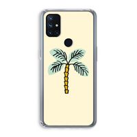 Palmboom: OnePlus Nord N10 5G Transparant Hoesje Palmboom: OnePlus Nord N10 5G Transparant Hoesje