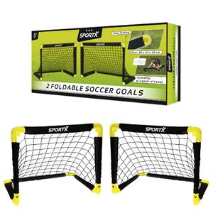 SportX voetbaldoel - 2 stuks - 55 x 44 x 44 cm