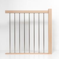 Silver Beech Balustrade | Beukenhout met zilveren spijlen