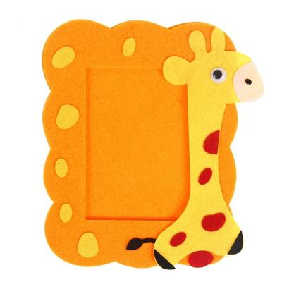 3 stuks nonwovens cartoon dierlijke fotolijstjes (Oranje Giraffe)