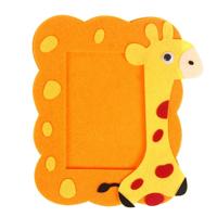 3 stuks nonwovens cartoon dierlijke fotolijstjes (Oranje Giraffe)
