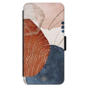 iPhone 14 flipcase - Abstract terracotta