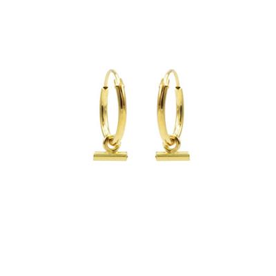 Karma Oorringen Hoops Horizontal Tube Goud