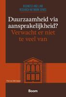 Duurzaamheid via aansprakelijkheid? Verwacht er niet te veel van (Paperback)