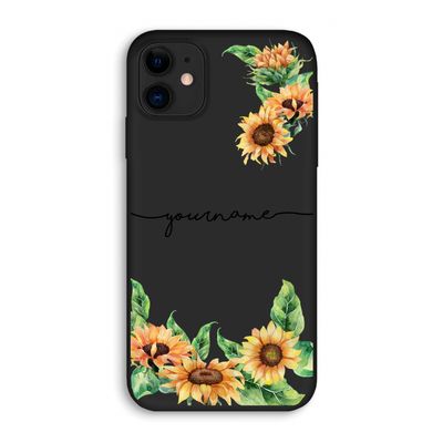 Zonnebloemen: iPhone 11 Biologisch afbreekbaar hoesje