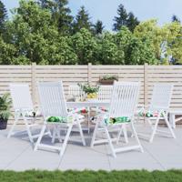 VidaXL Stoelkussens 6 st 50x50x7 cm stof meerkleurig