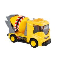 2-Play werkvoertuig betonmixer frictie met licht en geluid
