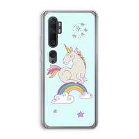 Regenboog eenhoorn: Xiaomi Mi Note 10 Transparant Hoesje