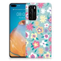 Huawei P40 | TPU Case | Flower Power