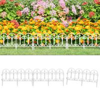 VidaXL Gazonranden 17 st 10 m polypropeen wit VidaXL Gazonranden 17 st 10 m polypropeen wit