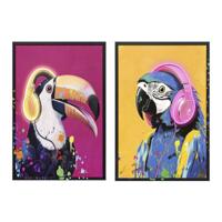 Canvas Home ESPRIT polyestyreen Canvas 63 x 3 x 93 cm